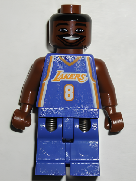 Минифигурка Lego NBA Kobe Bryant, Los Angeles Lakers #8 (Road Uniform) nba035