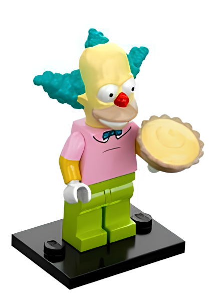 Минифигурка Lego Krusty the Clown, The Simpsons, Series 1 colsim-8 U