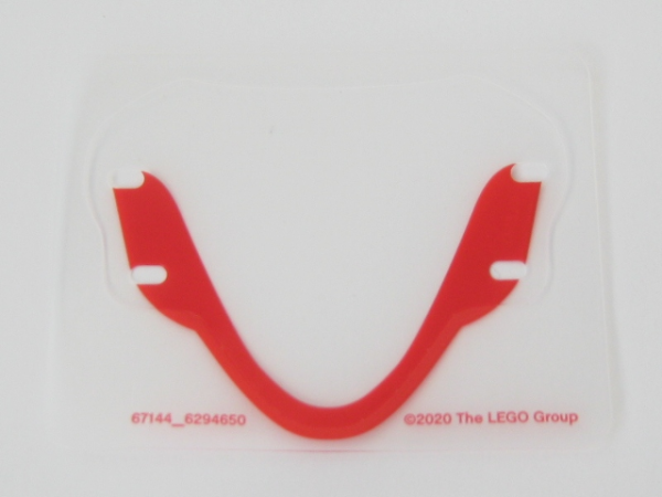 Plastic Windscreen with Red Border 67144