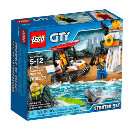 Конструктор LEGO City 60163 Набор для начинающих береговых охранников