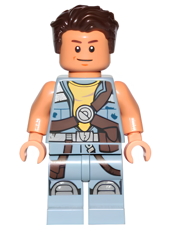 Минифигурка Lego Star Wars Zander - Sand Blue Jacket sw0754 U