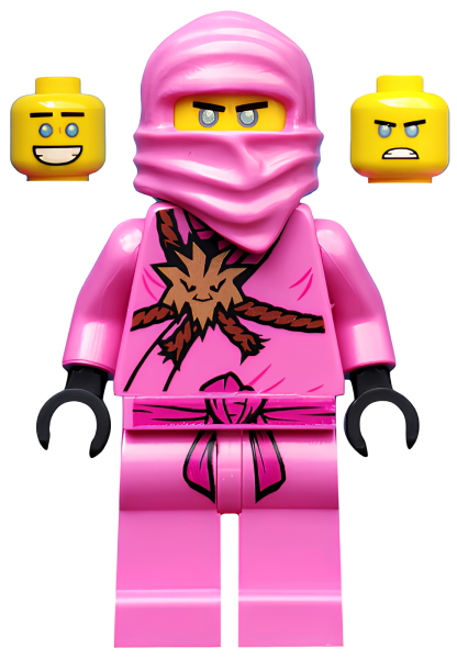 Минифигурка Lego Zane - Avatar Pink Zane njo561 U