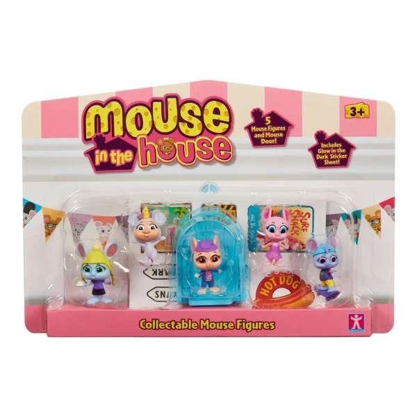 Набор игровой Mouse in the House 41725 Милли и мышки Синий 5в1