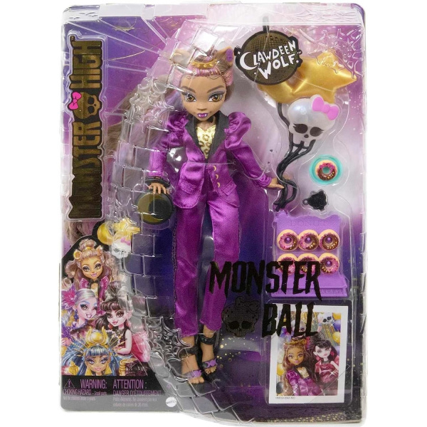 Кукла Monster High Series Monster Ball Clawdeen HNF69