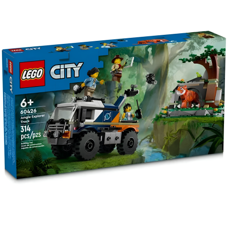 Конструктор LEGO City 60426 Исследователь джунглей: грузовик для бездорожья