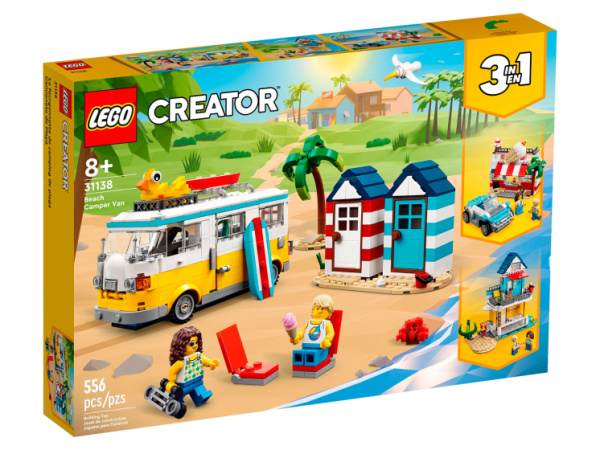 Конструктор LEGO Creator 31138 Пляжный фургон для кемпинга