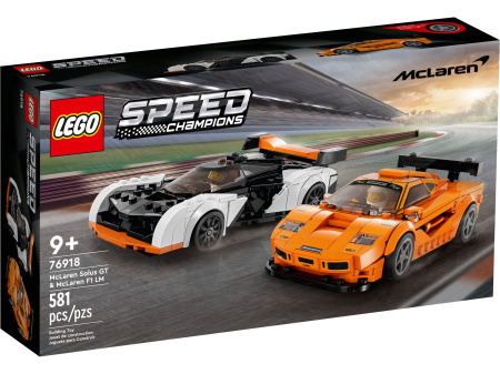 Конструктор LEGO Speed Champions 76918 McLaren Solus GT & McLaren F1 LM