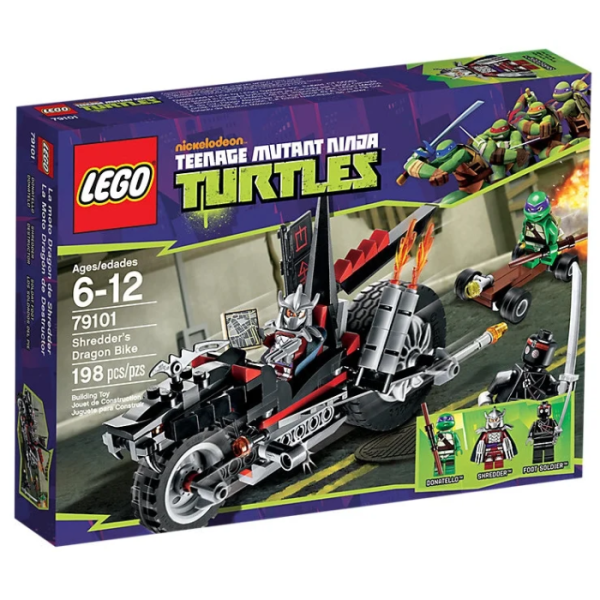 Конструктор LEGO Teenage Mutant Ninja Turtles 79101 Мотоцикл-дракон Шреддера