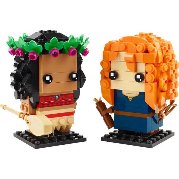 Конструктор LEGO Brickheadz 40621 Моана и Мерида