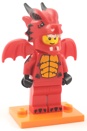 Минифигурка Lego Dragon Suit Guy, Series 18 col18-7 N