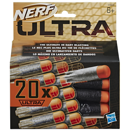 Игрушка Стрелы Nerf Ultra (E6600), черный/оранжевый