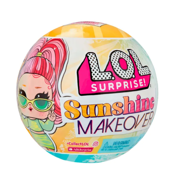 Игрушка LOL Surprise Sunshine makeover в непрозрачной упаковке (Сюрприз) 589396EUC