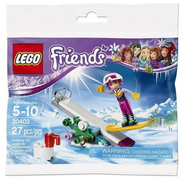Конструктор LEGO Friends 30402 Трюки на сноуборде