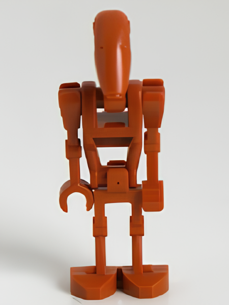 Минифигурка Lego Star Wars Battle Droid - Dark Orange, Angled Arm and Straight Arm sw0467 U