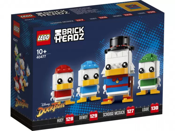 Конструктор Lego BrickHeadz 40477 Сувенирный набор Скрудж Макдак, Билли, Вилли и Дилли