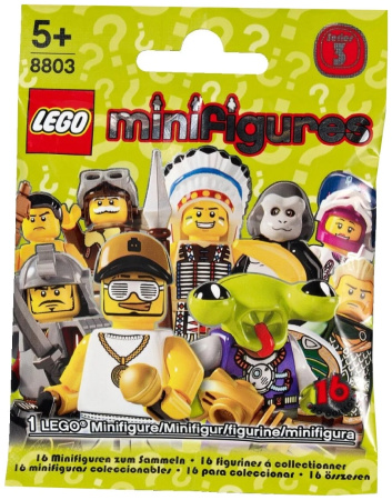 Конструктор LEGO Collectable Minifigures 8803 Серия 3
