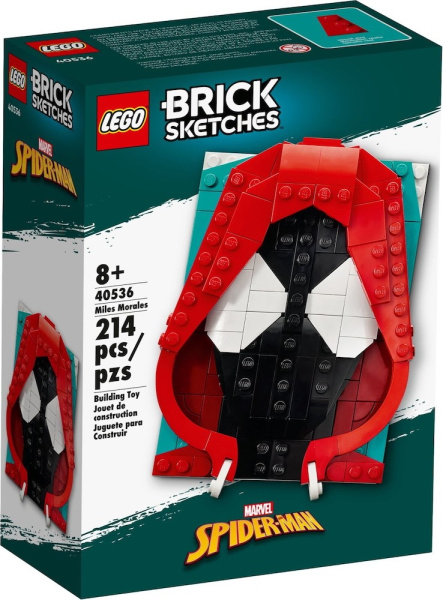 Конструктор LEGO Brick Sketches 40536 Miles Morales