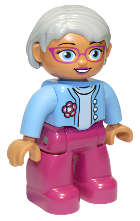 Минифигурка Lego 47394pb173a Duplo Duplo Figure Lego Ville, Female U