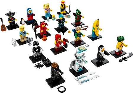 Конструктор LEGO Collectable Minifigures 71013 Серия 16 Полная коллекция