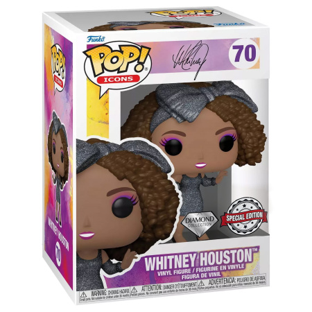 Фигурка Funko POP! Icons Whitney Houston How Will I Know (DGLT) (Exc) (70) 61355