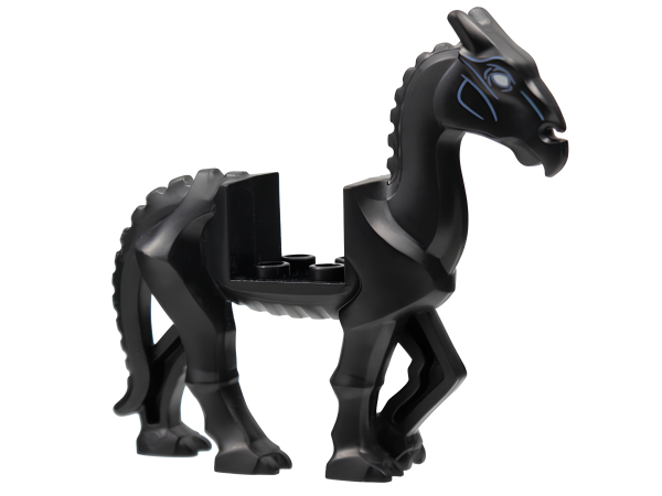 Лошадь Lego Лошадь Lego Horse, Skeletal with White Eyes Pattern (HP Thestral) bb1296pb01 (1167, 39652)