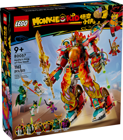 Конструктор LEGO Monkie Kid 80057 Робот Nezha's Ring of Fire