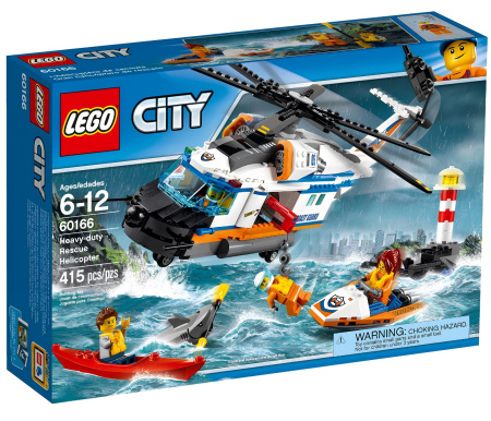 Конструктор LEGO City 60166 Сверхмощный спасательный вертолет