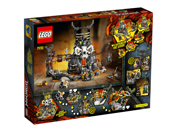 Конструктор LEGO Ninjago 71722 Подземелье колдуна-скелета УЦЕНКА ( РВАНАЯ КОРОБКА)