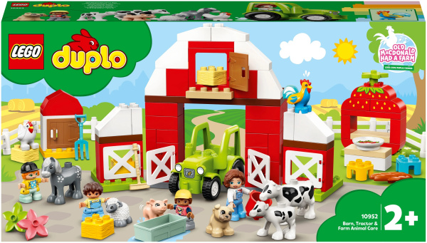 Конструктор LEGO DUPLO 10952 Фермерский трактор, домик и животные