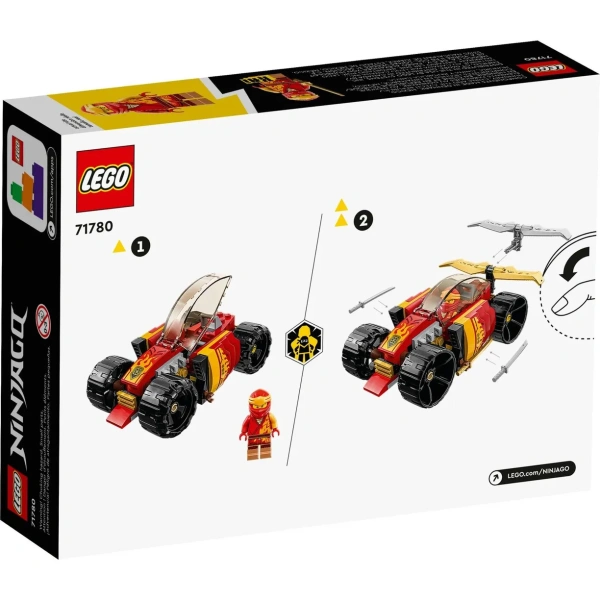 Конструктор LEGO Ninjago 71780 Гоночный автомобиль ниндзя Кая EVO