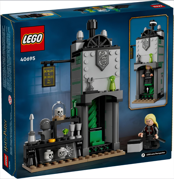 Конструктор LEGO Harry Potter 40695 Борджин и Беркс: Каминная сеть