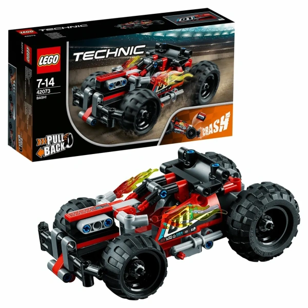 Конструктор LEGO Technic 42073 BASH! Красный гоночный автомобиль