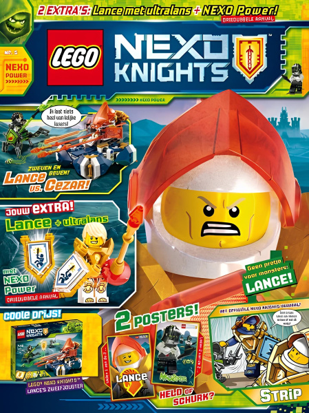 Журнал Lego Nexo Knights №6 / 2018 ( вкладыш в комплекте ) на русском