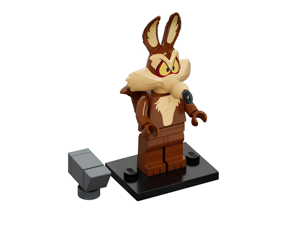 Минифигурка LEGO Wile E. Coyote (Complete Set with Stand and Accessories) collt-3 U