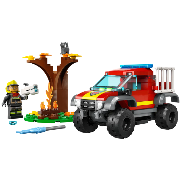 Конструктор LEGO City 60393 4x4 Fire truck rescue