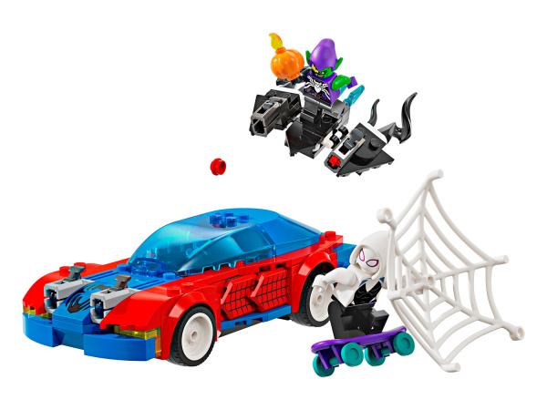 Конструктор LEGO Marvel Super Heroes 76279 Гоночная машина Человека-паука и Зеленый гоблин Веном