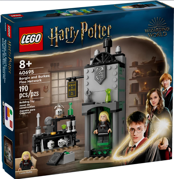 Конструктор LEGO Harry Potter 40695 Борджин и Беркс: Каминная сеть