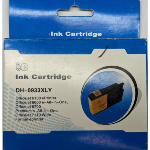 Картридж совместимый Ink Cartridge DH-0933XLY, жёлтый, для принтеров HP