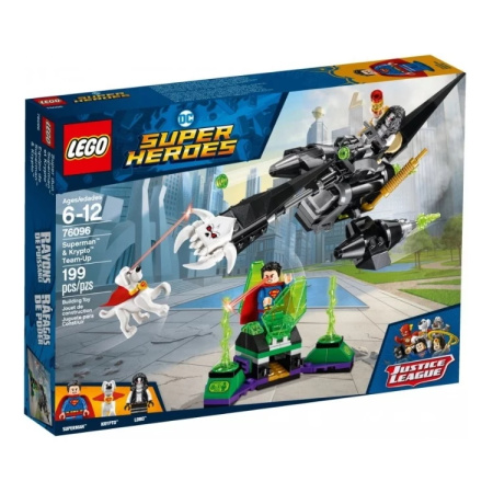 Конструктор LEGO DC Super Heroes 76096 Супермен и Крипто объединяют усилия