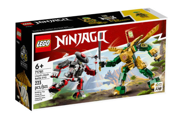 Конструктор LEGO Ninjago 71781 Битва роботов Ллойда EVO