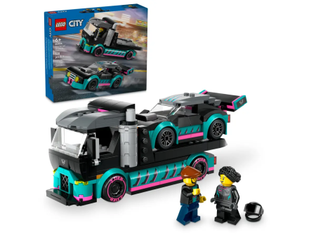 Конструктор LEGO City 60406 Гоночный автомобиль и автовоз