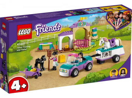 Конструктор LEGO Friends 41441 Тренировка лошади и прицеп для перевозки