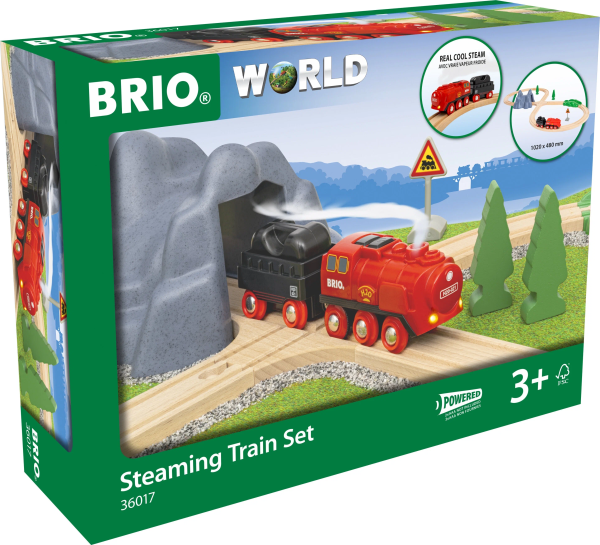BRIO Железная дорога с паровозом 36017