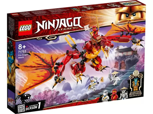 Конструктор LEGO NINJAGO 71753 Атака огненного дракона