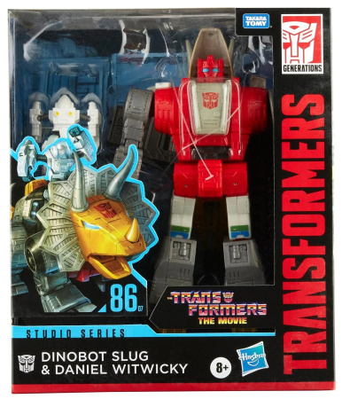 Трансформер Transformers Studio Series Делюкс Слэг и Даниэль, F0715, красный/серый/белый