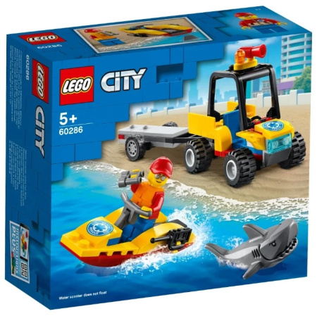 Конструктор LEGO City 60286 Пляжный спасательный вездеход