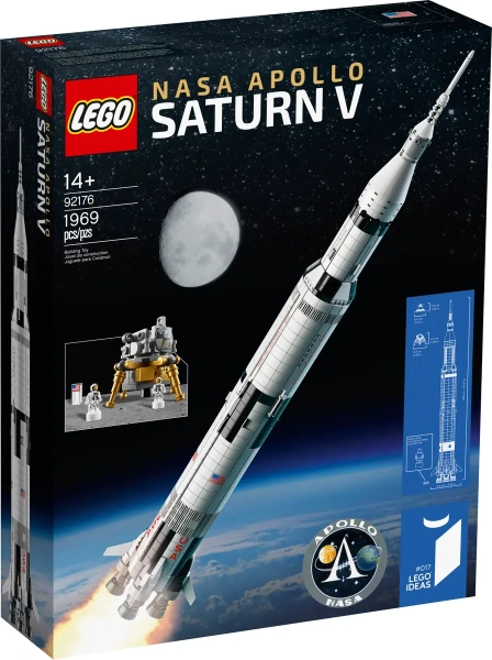 Конструктор LEGO Ideas 92176 Ракетно-космическая система НАСА Сатурн-5-Аполлон УЦЕНКА
