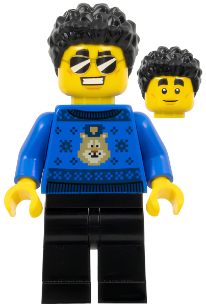 Минифигурка Lego Police Officer - Duke DeTain, Blue Sweater, Black Legs cty1207 U