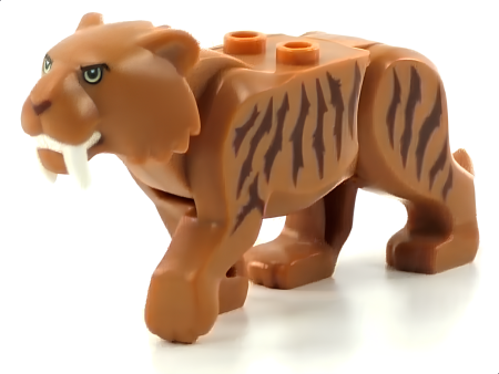 Тигр Lego Cat, Large (Saber-Toothed Tiger) with Light Yellow Eyes bb0787c03pb01