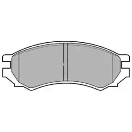 Колодки Delphi тормозные, дисковые LP760